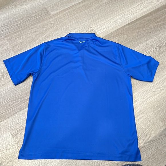 Nike Blue Dri Fit Polo Golf Shirt Size L - Picture 2 of 3